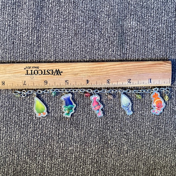 Colorful Trolls Charm Bracelet - Picture 2 of 2